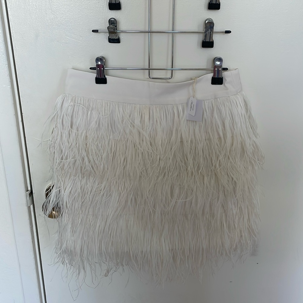 NWT Club Monaco Feather Skirt